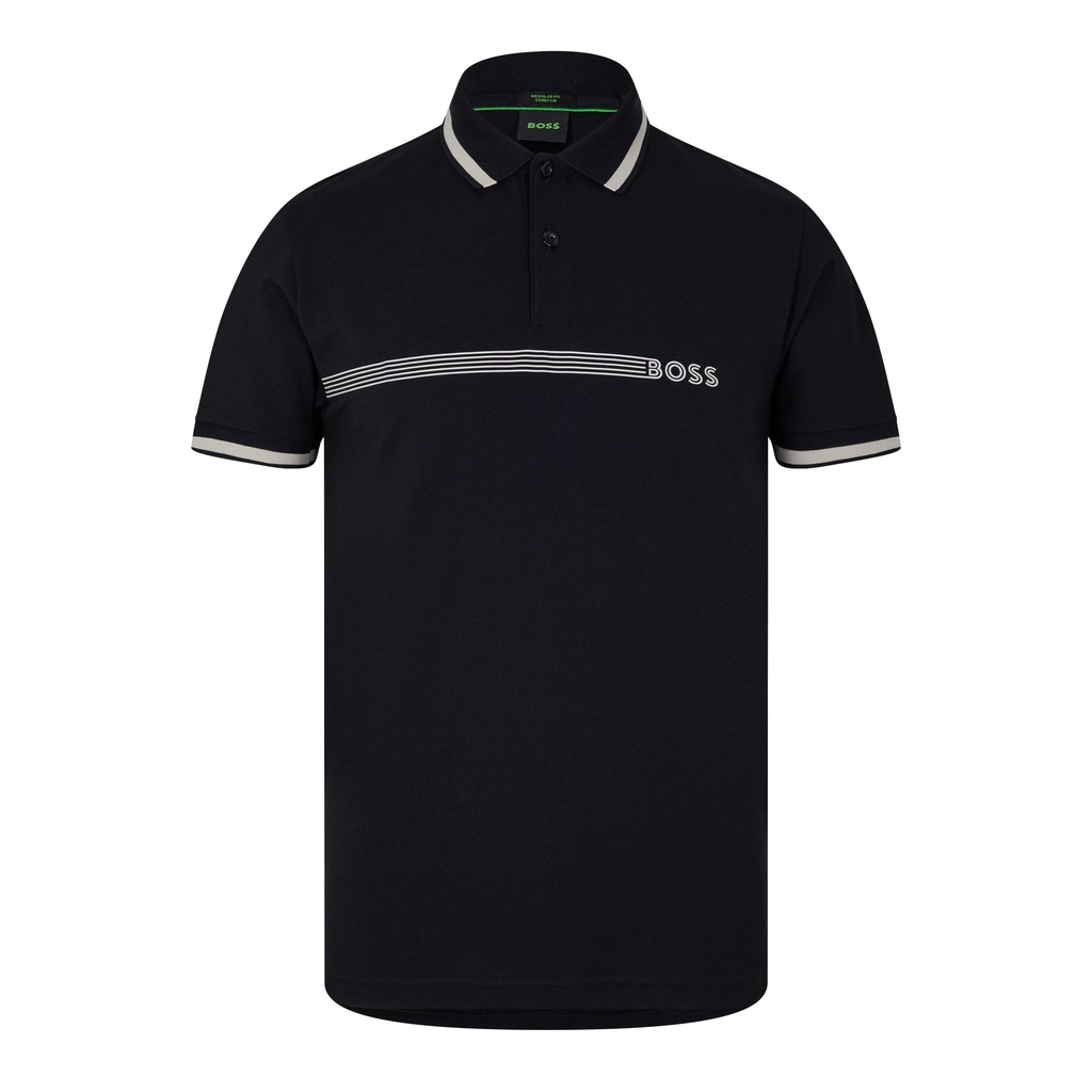 Hugo Boss Paddy 1 10263186 01 Polo Shirt Mens - Black